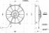 Spal Kühlerventilator 1860m³ blasend 
D286-D255 T=95 / VA15-BP70/LL-39S 24V