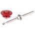 Push Lock Haubenhalter 31,5mm
 rot
