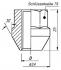 Spezial Radmutter M12x1,25  offen 
kegelbund 60°
