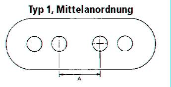 ITG JC 50 Grundplatte 
 - Aluminium ungebohrt