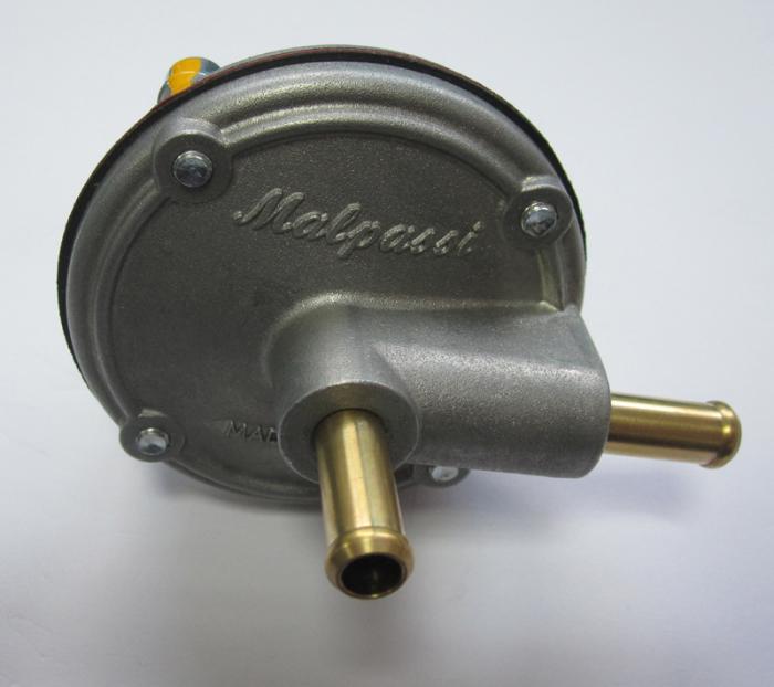 Malpassi Benzindruckregler 8mm 
1,0-5,0 bar  - Aluguss 
