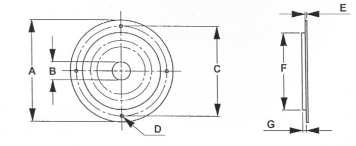 Bordwanddurchführung D04/D06 
Bohrung 9,5mm