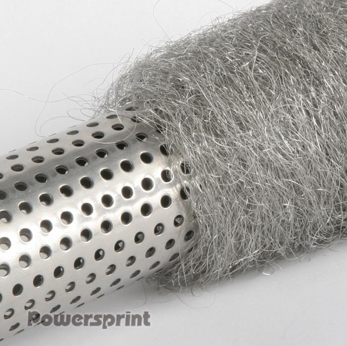 Powersprint Absorber-Rohr 304 AISI 
gelocht, Ø 40mm, 1000 mm