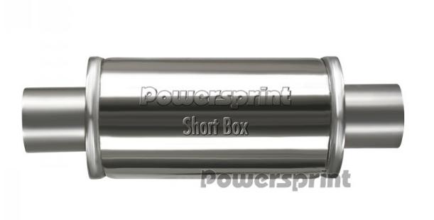 Powersprint Schalldämpfer Short Box 
rund Ø 60mm 370 mm Länge