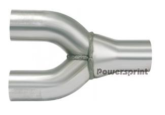 Powersprint Y-Rohrverlauf 
Ø 89mm auf 60mm