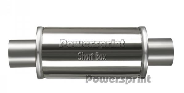Powersprint Schalldämpfer Short Box 
rund Ø 89mm 370 mm Länge