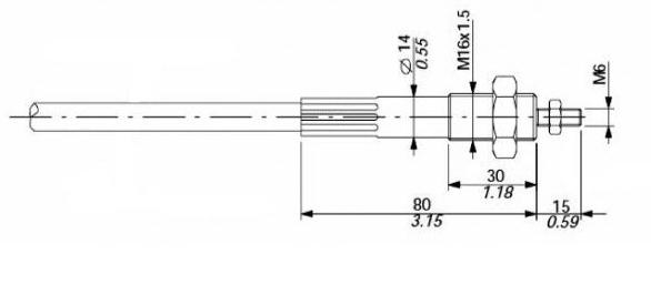 Bowdenzug Fernbetätigung 
für Schaltung 1000mm lang