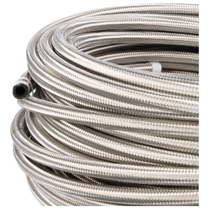 Nitril Schlauch Edelstahlummantelt Serie 400 Dash 06
Dash 06