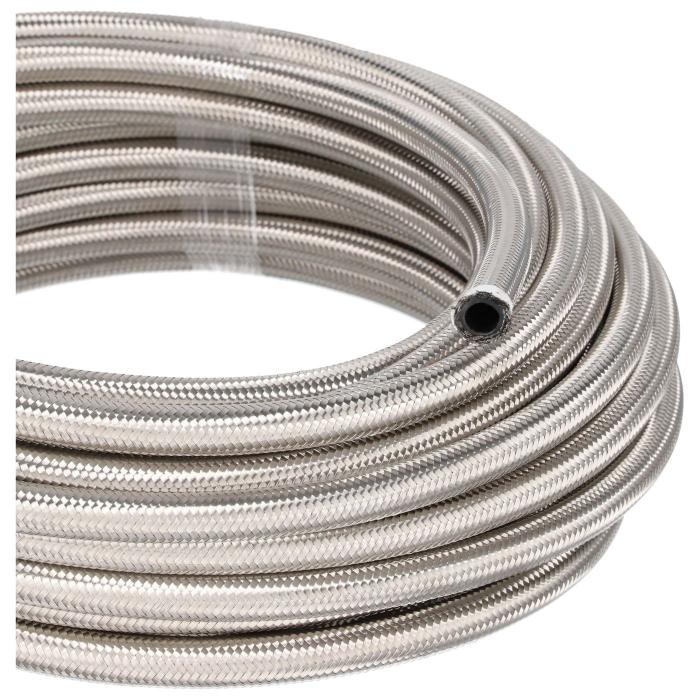 Nitril Schlauch Edelstahlummantelt Serie 400 Dash 08