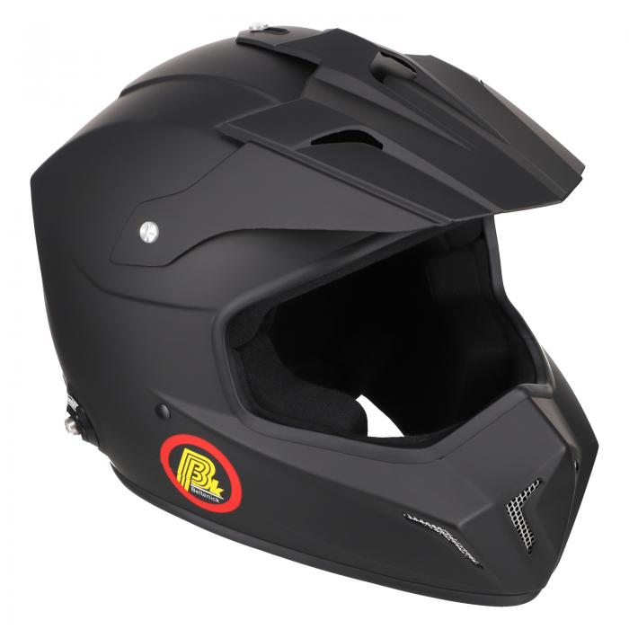 Beltenick FIA Cross Helm schwarz matt
Helmgrösse: 58-59cm (Gr.L)