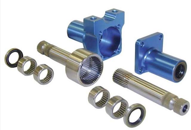 Lenkübersetzung 2:1 - Set mit Einschweisbuchsen 
Steering Rack shortener Ratio 1: 2