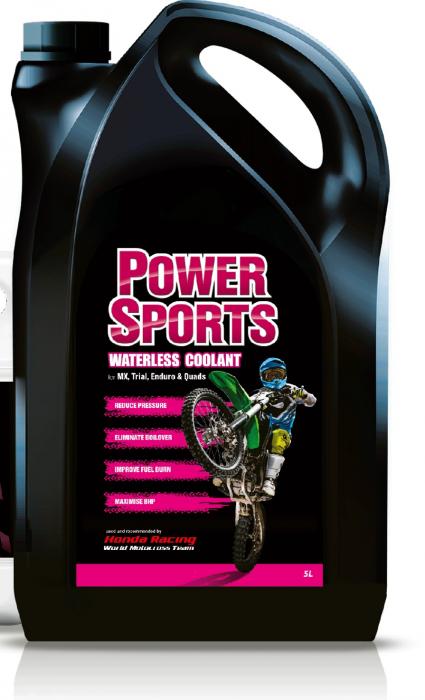 Evans Power Sports 
5 ltr.