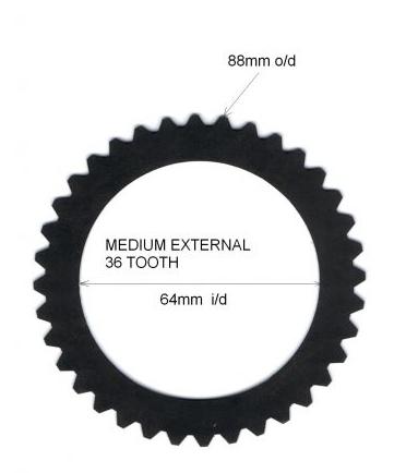 Gripper externe Sperrlamelle 1,3mm
 mittlere Größe