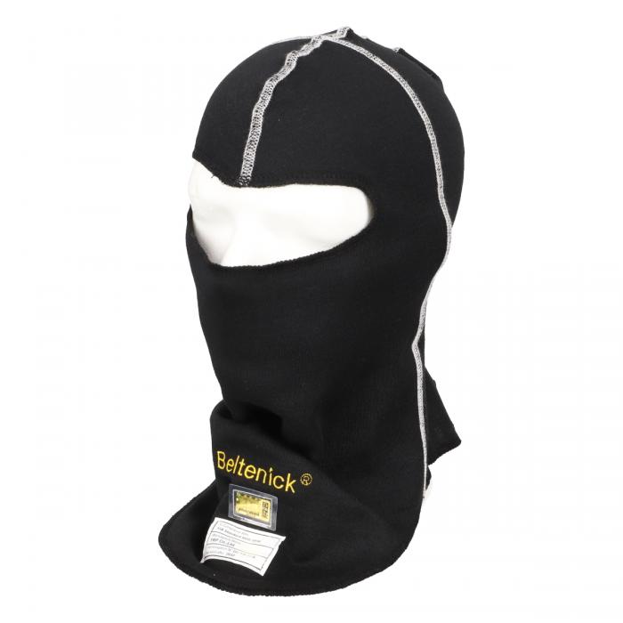 Beltenick Kopfhaube Balaclava 2-lagig schwarz, Augenschlitz
FIA 8856-2018