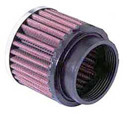 K&N Universalluftfilter, 52mm Flansch 
Rund Zylindrisch, 76x76 63lg