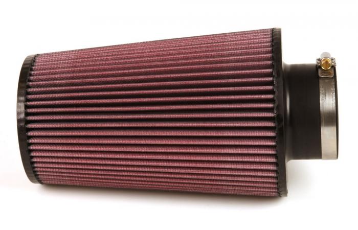 K&N Universalluftfilter, 76mm Flansch 
Konische Rundform 152x121 228lg