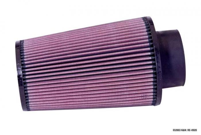 K&N Universalluftfilter, 89mm Flansch 
Konische Rundform, 152x89 228lg