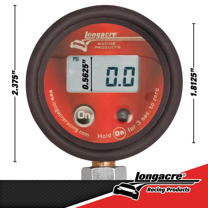 Longacre Luftdruckmesser digital 
0-4,1 bar 