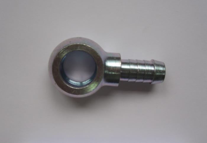 Stahl-Ringstück 12,7mm Schlauch 
Bohrung 18mm Durchmesser