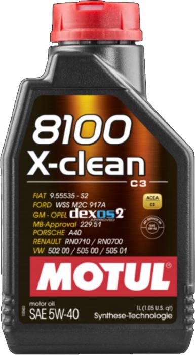 Motorenöl Motul 8100 X-clean 5W40 