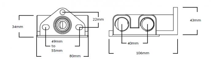 Mocal Ölfilterhalter & Thermostat extern links
Anschluss M22x1,5 innen 3/4" Filter