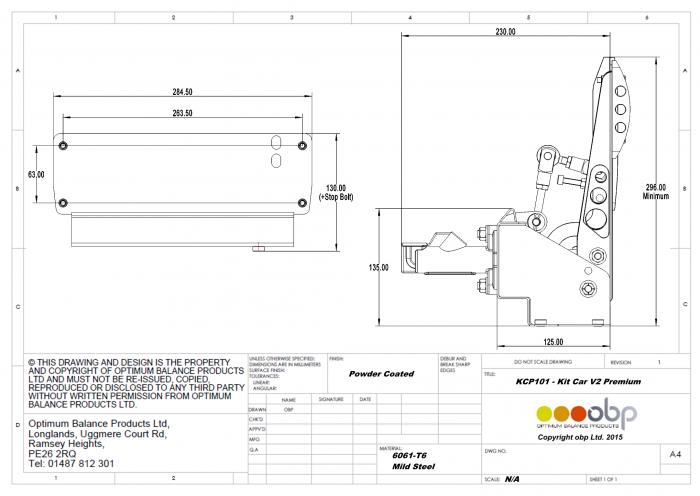 Premium Kit Car Box Universal - Hydraulische Kupplung 
incl Zylinder Waagebaken Behältern und Füllschlauch 