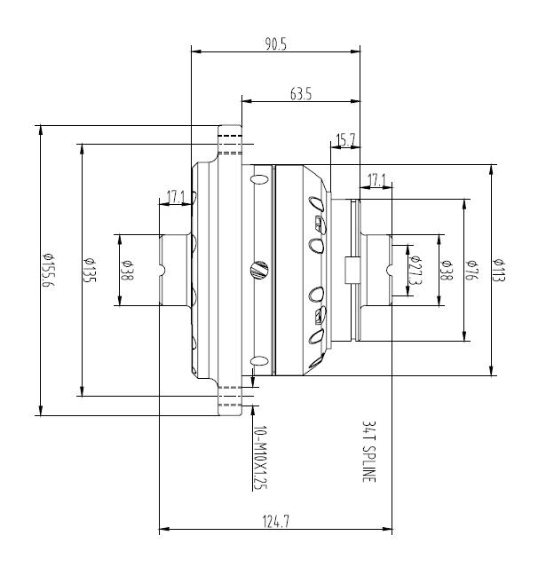 Blackline Schneckenradsperre Opel Astra / Kadett / Suzuki Forenza 
 Torsen System F16 / F18 / F20 / F28 2WD