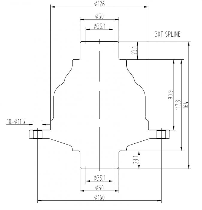 Blackline Schneckenradsperre Subaru/Toyota
 Torsen System 