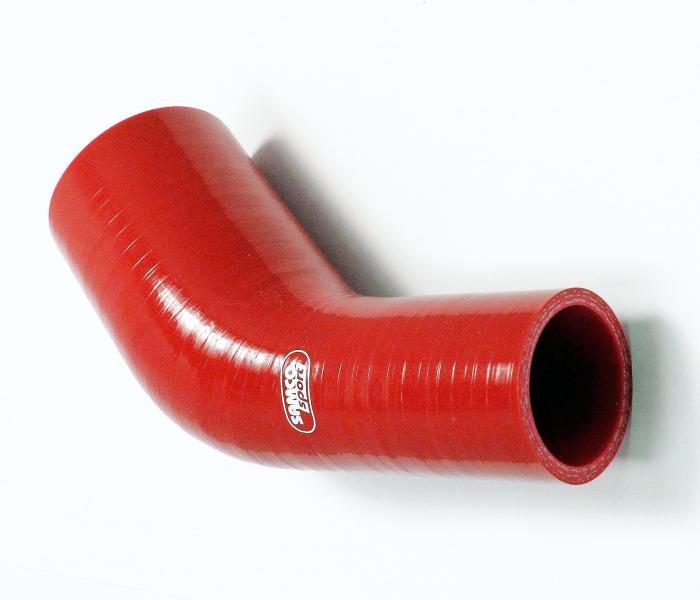 Samco Reduzierkrümmer 45° D65-60 
 rot