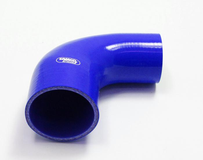 Samco Reduzierkrümmer 90° D35-25 
 blau