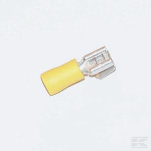 Flachstecker gelb 6.3mm mit Abzweig
4,0-6,0 mm²
