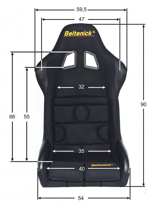 Sim Racing Sitz RST 7 Gaming Vollschalensitz  