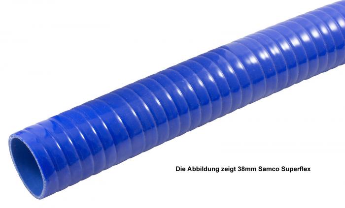 Samco Superflex Schlauch 16mm 
 Meterstück blau