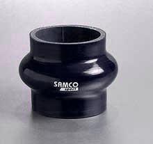 Samco Schlauch 90mm 
 mit Ausgleichswulst schwarz