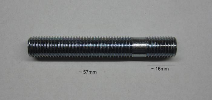 Spezial Radbolzen M12x1,5 
Gesamtlänge: 80mm