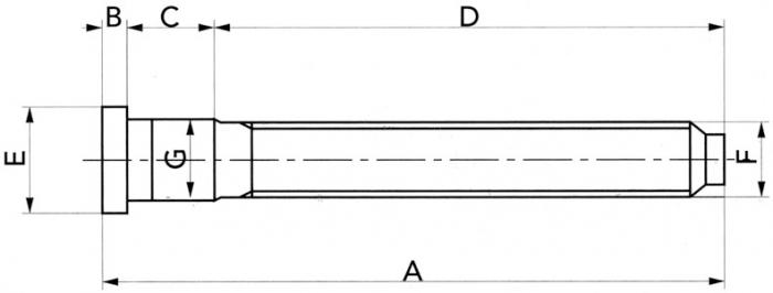 Spezial Radbolzen 12x1,5 56 lang (Spline 14,3)
mit Kopf zum einschlagen MITSUBISHI, TOYOTA,FORD ESCORT MK2
