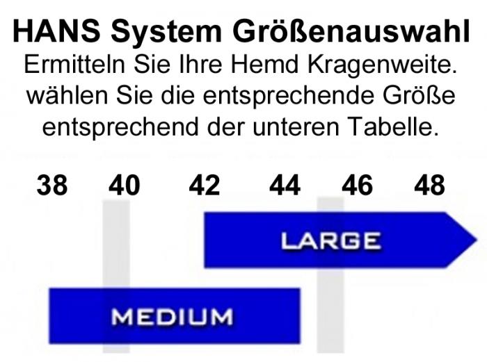 FHR System 20° Club version 
Stand 21 950 gramm netto HANS 8858-2010