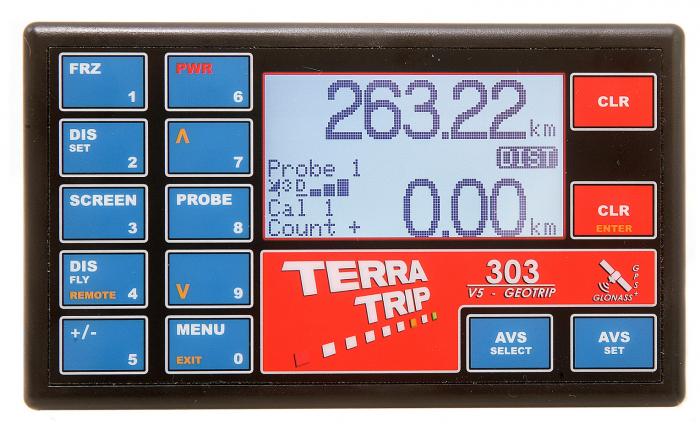 Terratrip 303 GeoTrip mit GPS v5 
Elektronischer Wegstreckenzähler