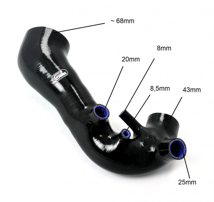 Ansaugschlauch Audi A4 1800 Turbo B5/B6 Samco blau 
VW Passat 1.8T B5