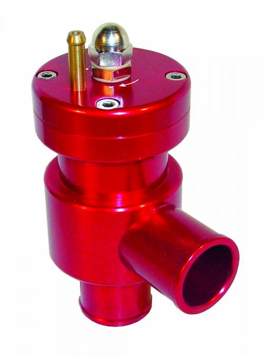 Dump Valve Sytec 0,5-3 bar Kolbenventil geschlossen 
 - Anschlussdurchmesser 25mm rot