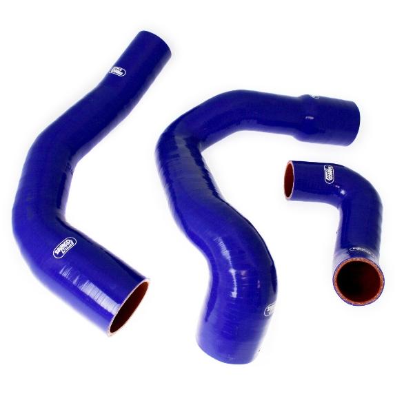 Samco Ford Focus ST 250 Eco Boost (Mk3) 2012- 
 3-teiliges Turbo-Schlauchkit blau