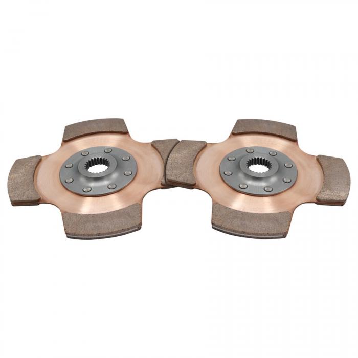 Tilton 4-pad Cerametal Mitnehmehmerscheiben
184mm Verzahnung 1-5/32" x 26
