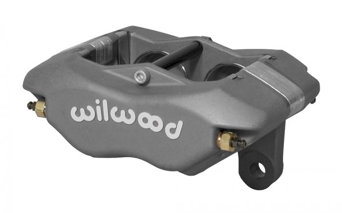 Brake Caliper Dynalite 4 Piston Forged Narrow Dynalite 
Aluminum, Gray Anodize, 12.720 in OD x 0.810 