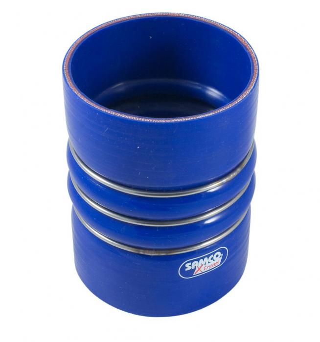 Samco Xtreme Ladeluftkühler Schlauch 63mm 
 L-125 Silikon-Aramid blau