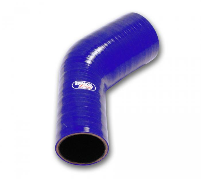 Samco Xtreme Reduzierstück 45° 38-16mm 
 blau