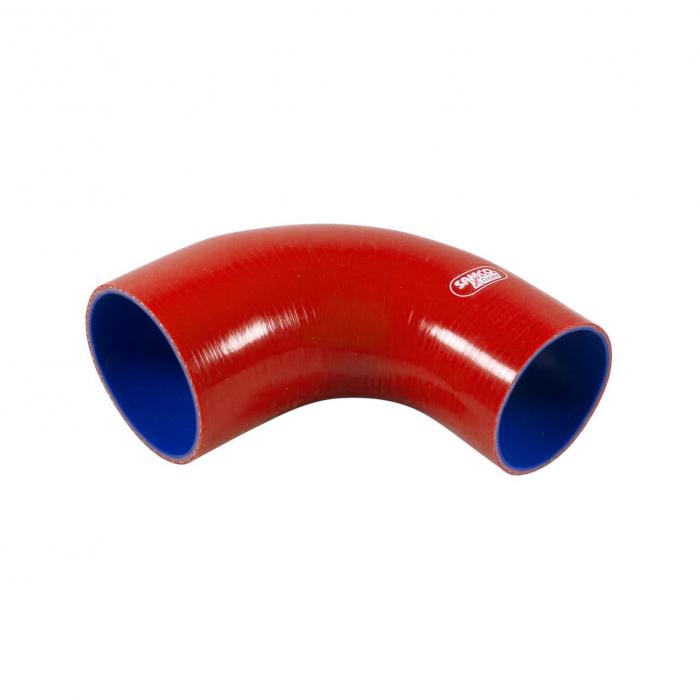 Samco X-Treme Reduzierstück 90° 100-90mm 
 rot