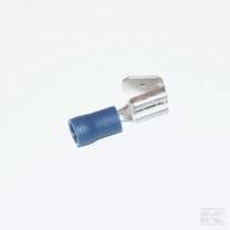 Flachstecker blau 6.3mm mit Abzweig 
1,5-2,5 mm²