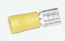 Flachsteckerhülse gelb 6.3mm 
4,0-6,0 mm²