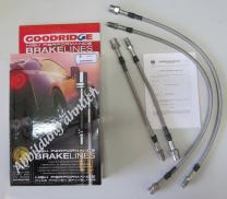 Goodridge Bremsschlauchsatz Audi S6 Quattro/Turbo/ 
4.2 6/94-02/97+S6 Plus 04/96-02/97 4-teilig mit ABE