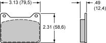 Wilwood Bremsklötze (4 Stück) Smart Pad BP10 
PAD6208-10 Powerlite (7912)